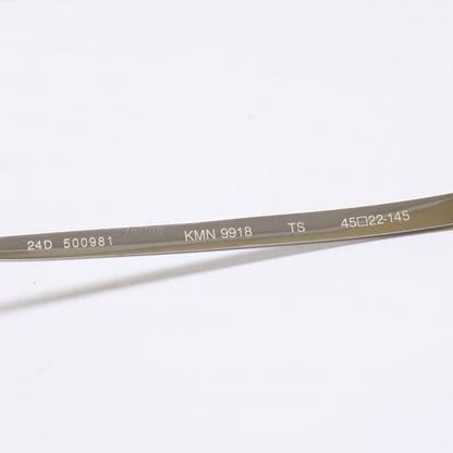KameManNen KMN9918 TS Oval Eyeglasses Silver Size 45X22-145