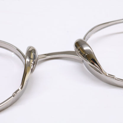KameManNen KMN9918 TS Oval Eyeglasses Silver Size 45X22-145