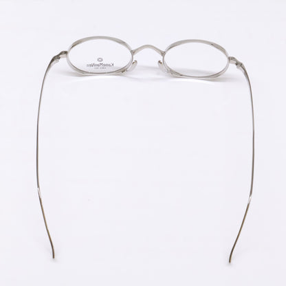 KameManNen KMN9918 TS Oval Eyeglasses Silver Size 45X22-145