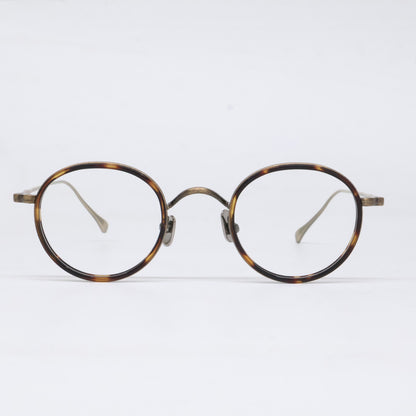 KameManNen KMN139 HAV/AG Boston Frames Brown Glasses Size 43X24-143