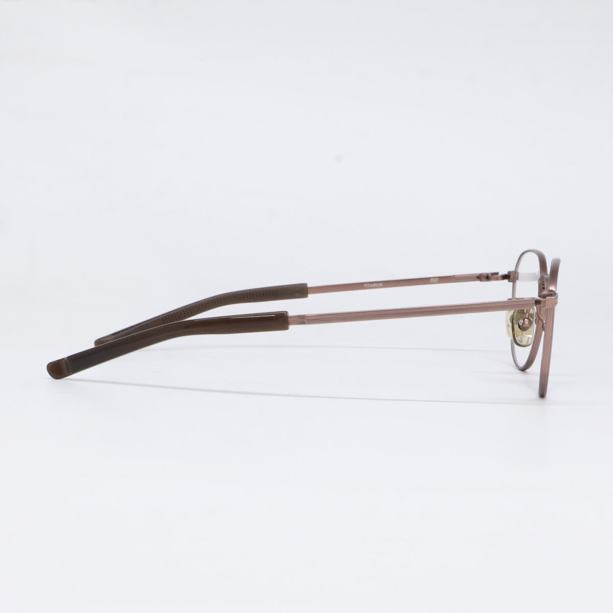 999.9 S-955T 8 Crown Panto Eyeglasses Brown Size 46X20-142