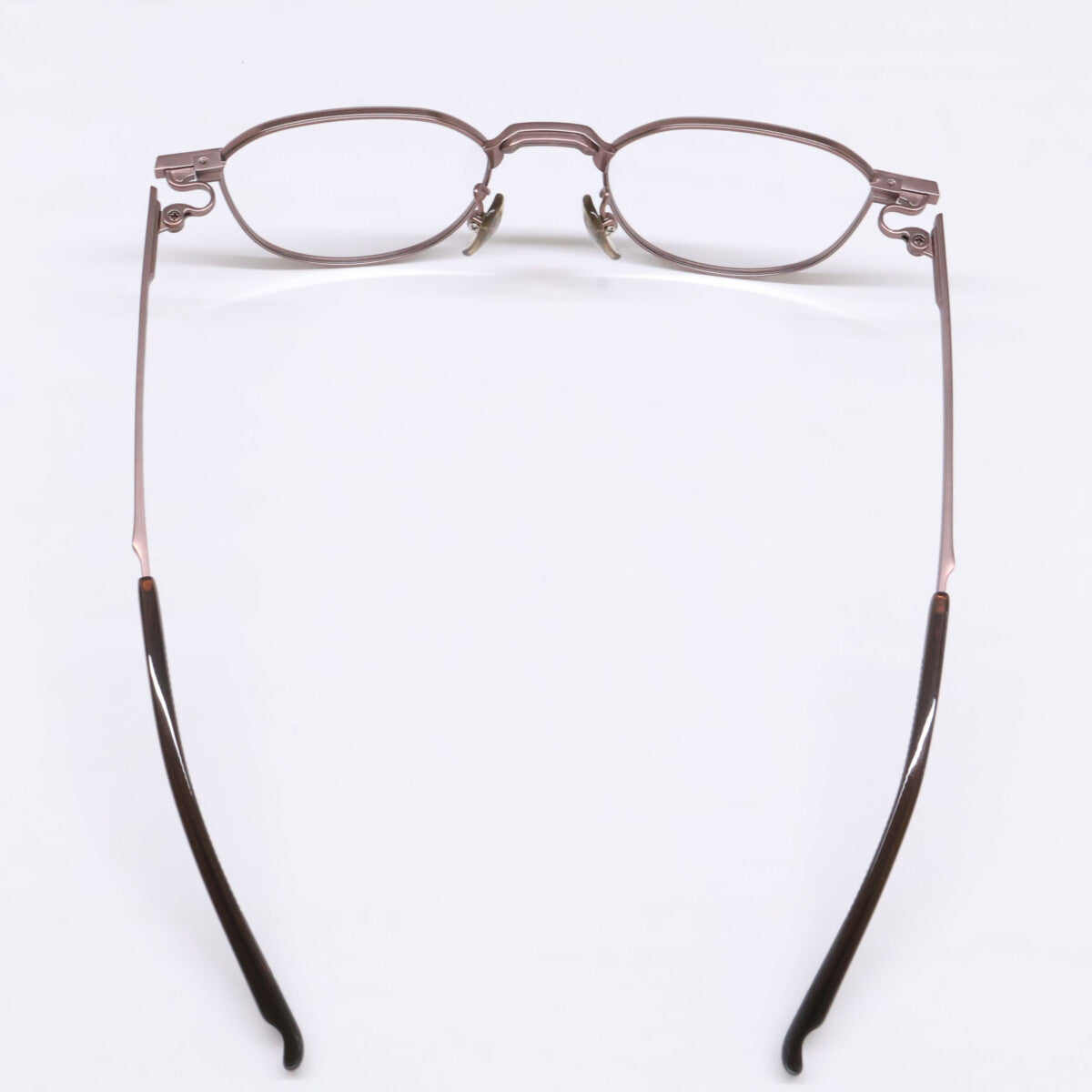 999.9 S-955T 8 Crown Panto Eyeglasses Brown Size 46X20-142