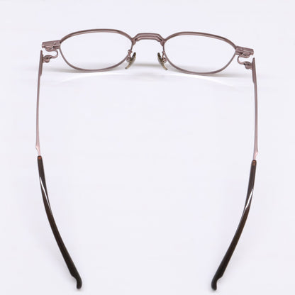 999.9 S-955T 8 Crown Panto Eyeglasses Brown Size 46X20-142