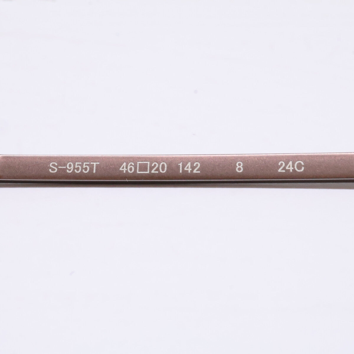 999.9 S-955T 8 Crown Panto Eyeglasses Brown Size 46X20-142