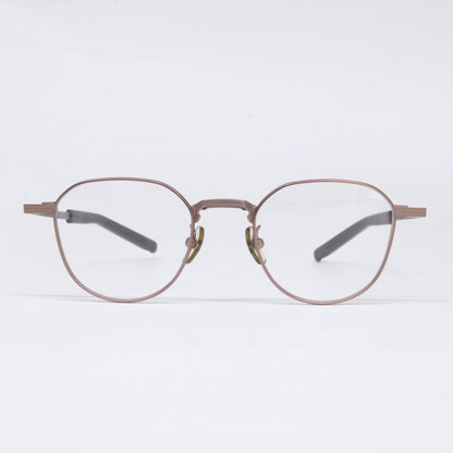 999.9 S-955T 8 Crown Panto Eyeglasses Brown Size 46X20-142