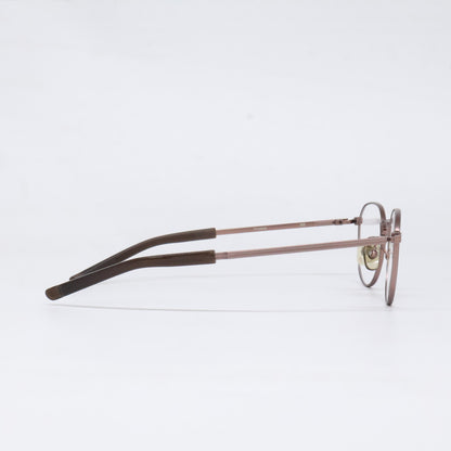 999.9 S-955T 8 Crown Panto Eyeglasses Brown Size 46X20-142