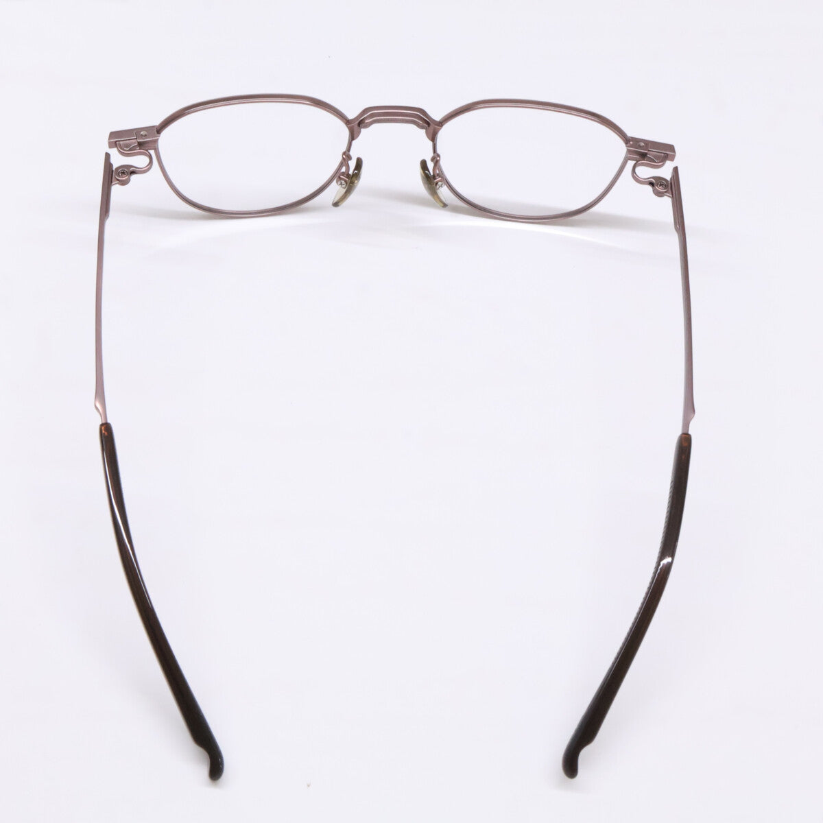 999.9 S-955T 8 Crown Panto Eyeglasses Brown Size 46X20-142