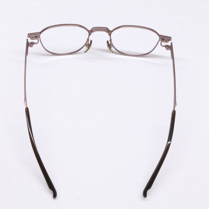 999.9 S-955T 8 Crown Panto Eyeglasses Brown Size 46X20-142