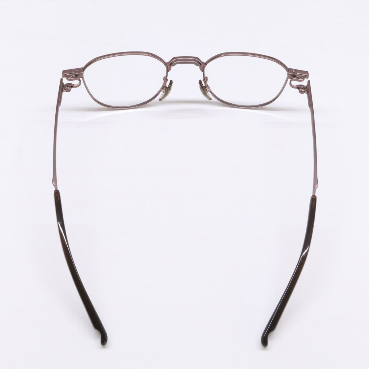 999.9 S-955T 8 Crown Panto Eyeglasses Brown Size 46X20-142