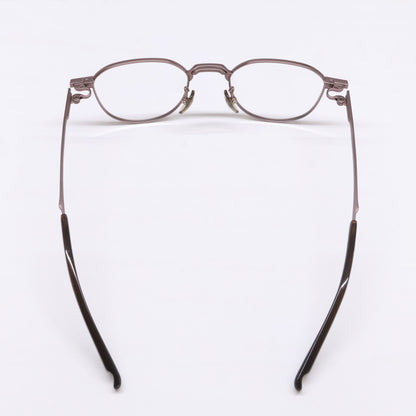 999.9 S-955T 8 Crown Panto Eyeglasses Brown Size 46X20-142