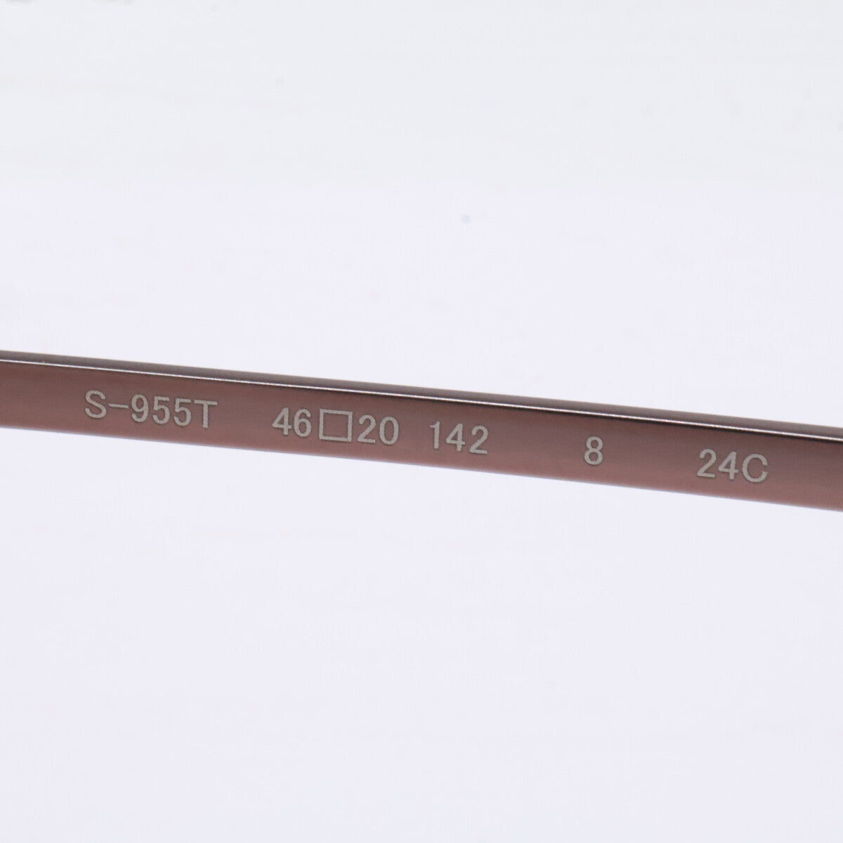 999.9 S-955T 8 Crown Panto Eyeglasses Brown Size 46X20-142