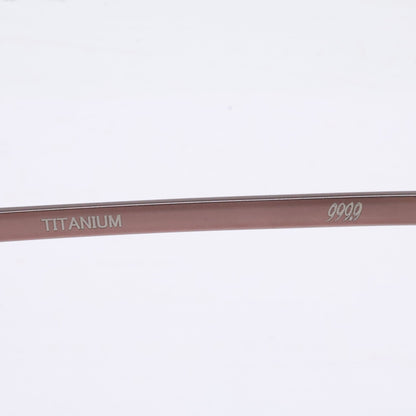 999.9 S-955T 8 Crown Panto Eyeglasses Brown Size 46X20-142