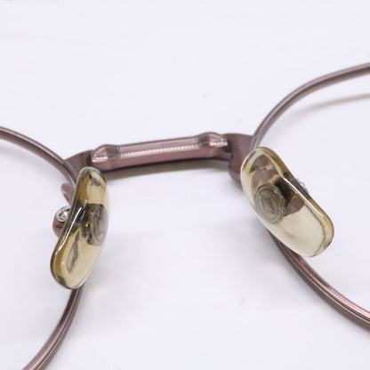999.9 S-955T 8 Crown Panto Eyeglasses Brown Size 46X20-142