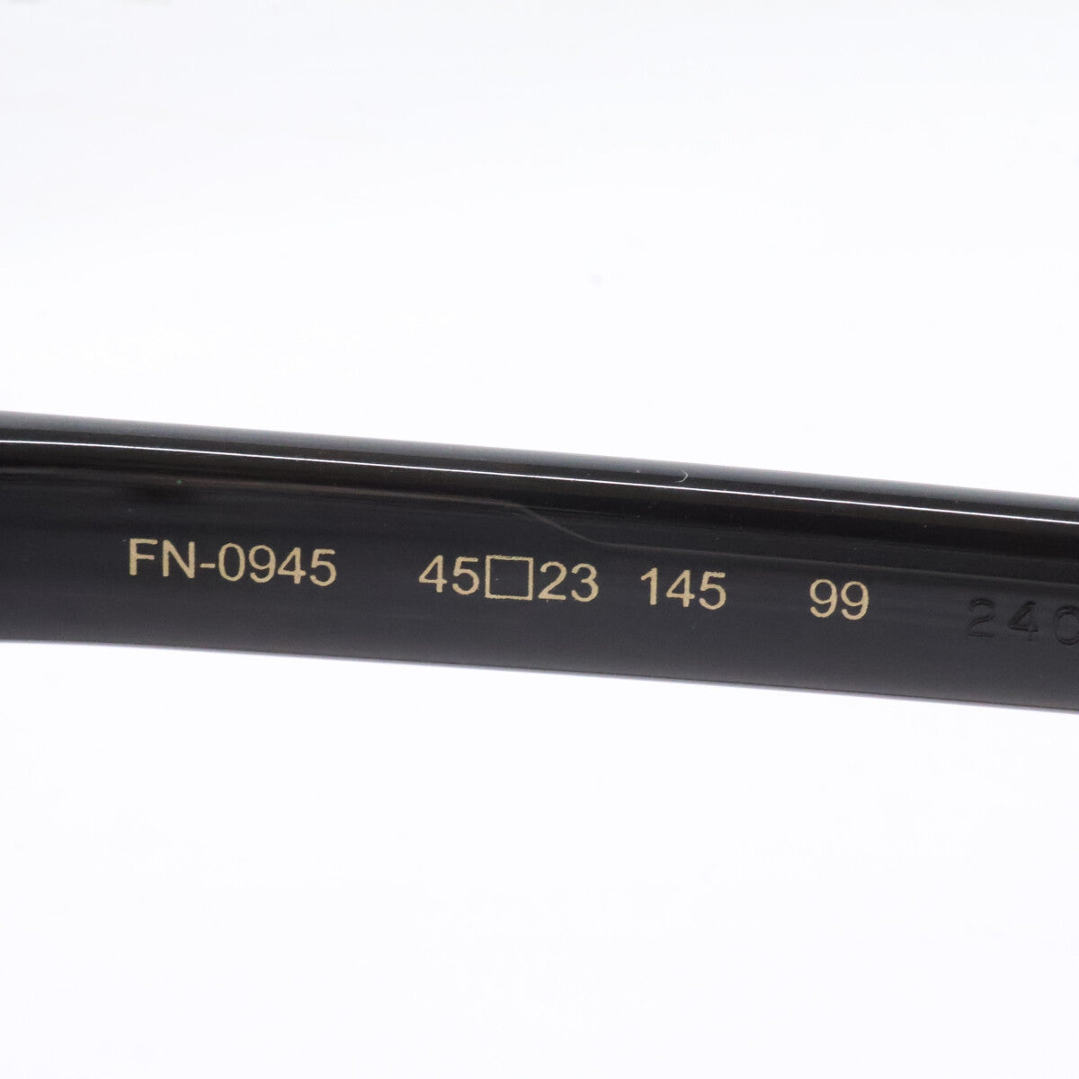 999.9 FN-0945 99 Boston Cell Frames Black Glasses Size 45X23-145