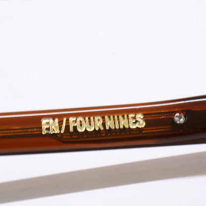 FOUR NINES FN-0945 Cell Sunglasses Brown Size 45X23-145