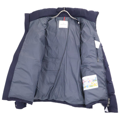 MONCLER MONTGENEVRE Hooded Wool Down Jacket Navy Size 2