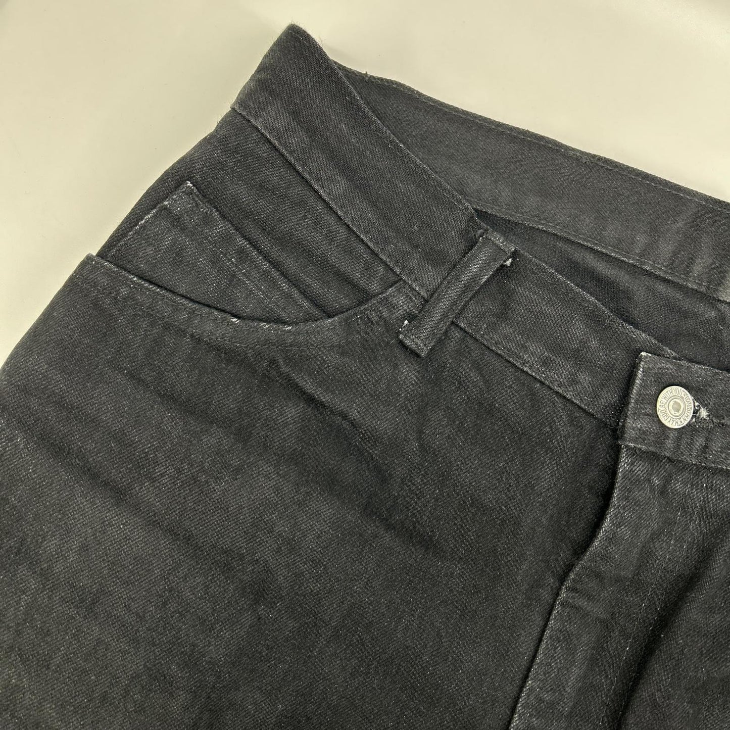 New Manual #010 Cotton LV Super Slim Jeans Black Size 34