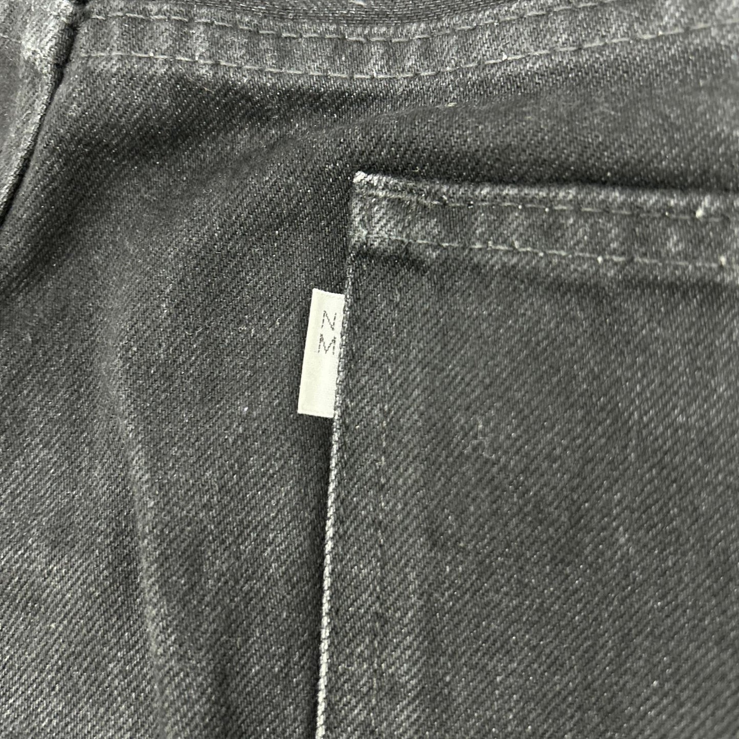 New Manual #010 Cotton LV Super Slim Jeans Black Size 34
