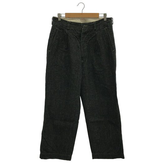 OUTIL Pantalon Melle Cotton Hemp Chino Trousers Black Size 3