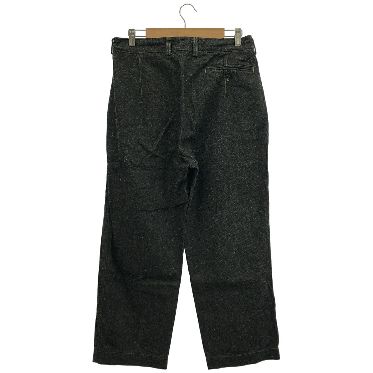 OUTIL Pantalon Melle Cotton Hemp Chino Trousers Black Size 3