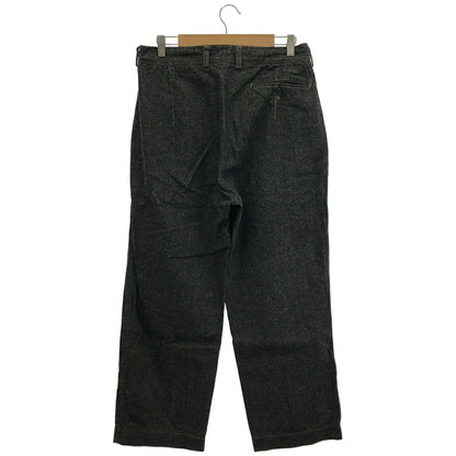 OUTIL Pantalon Melle Cotton Hemp Chino Trousers Black Size 3