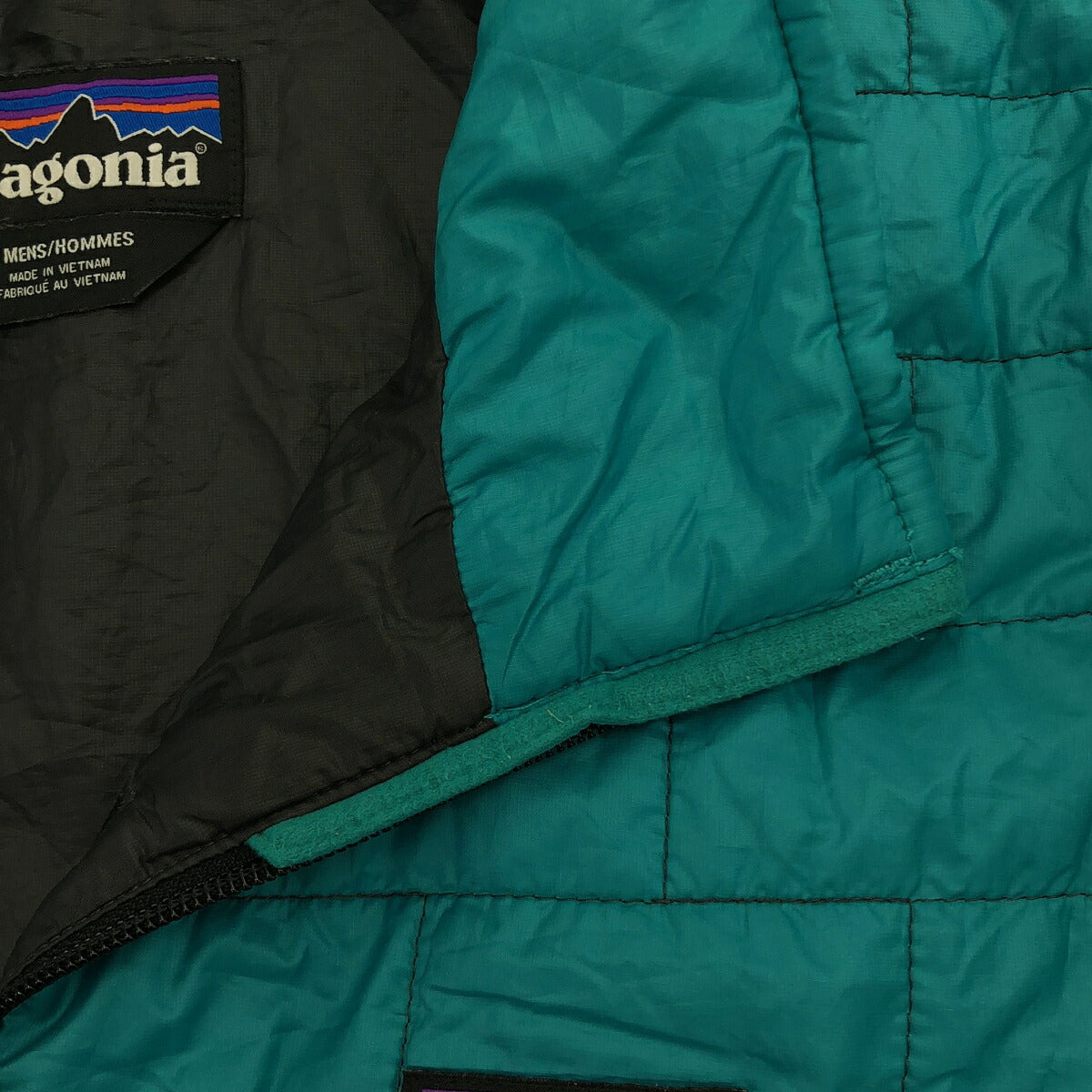 Patagonia '17 Nylon Nano Puff Jacket Turquoise Blue Size L
