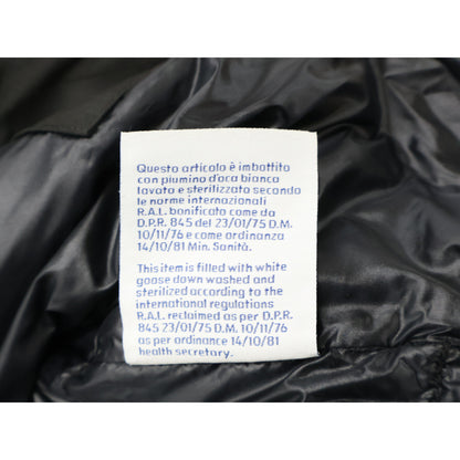 MONCLER GRENOBLE CAMURAC Hooded Down Jacket Black Size 3