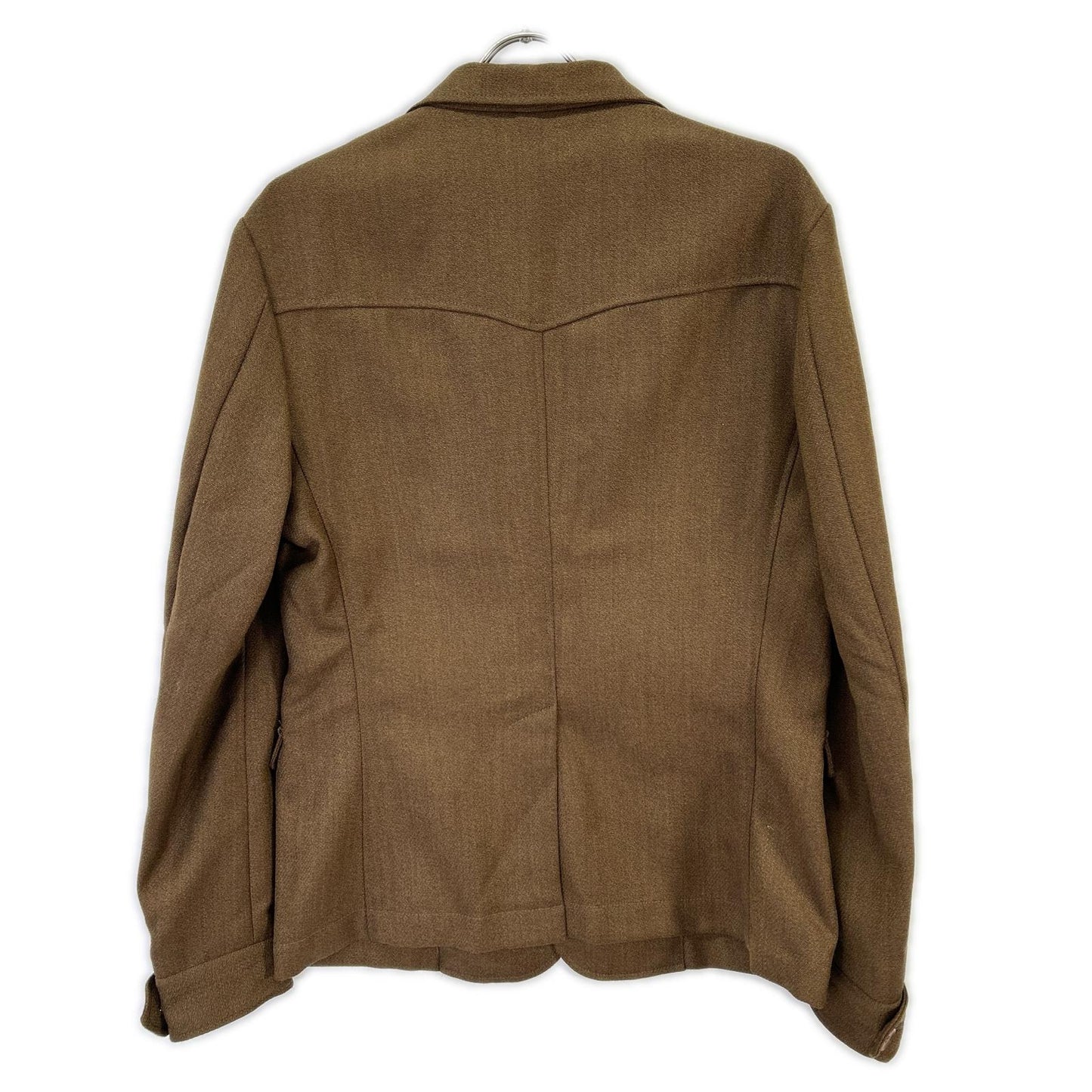 ELNEST FJB Wool Safari Jacket Brown Size 48