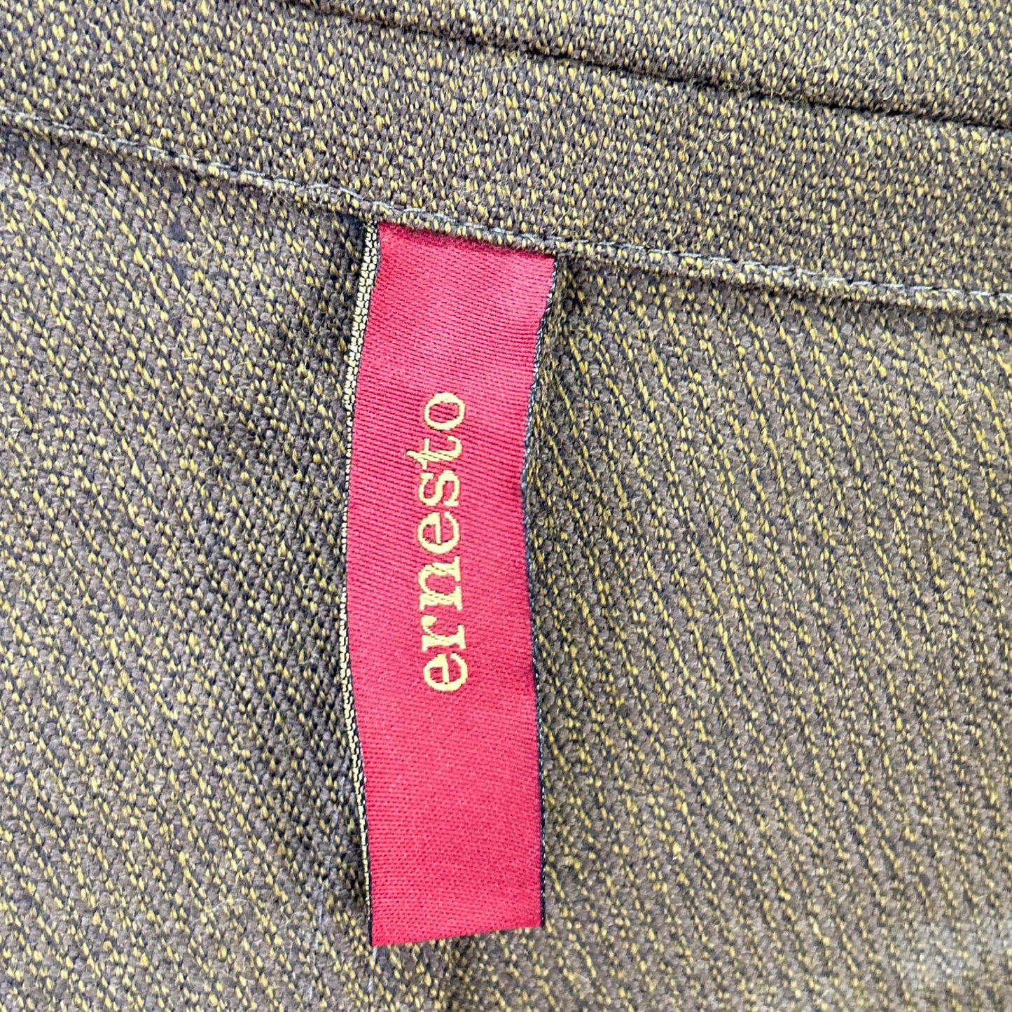ELNEST FJB Wool Safari Jacket Brown Size 48