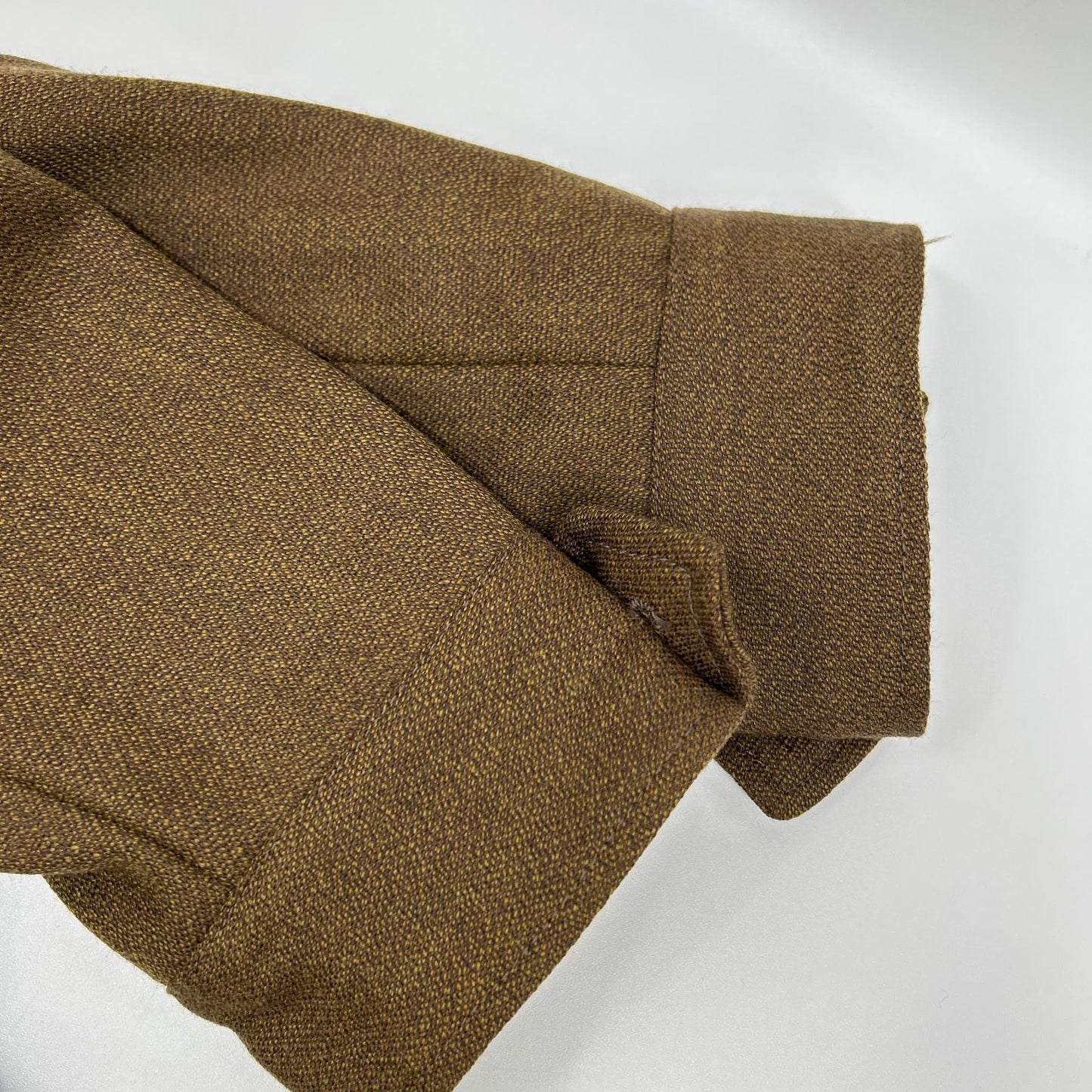ELNEST FJB Wool Safari Jacket Brown Size 48