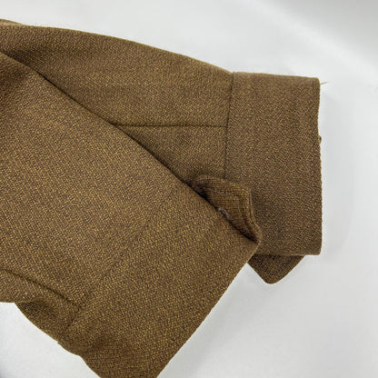 ELNEST FJB Wool Safari Jacket Brown Size 48