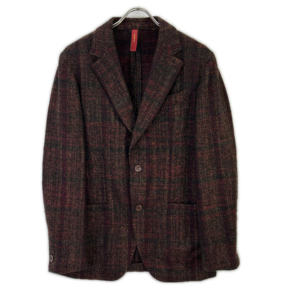 ELNEST Bordeaux Tweed Tailored Blazer Size 46