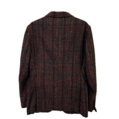 ELNEST Bordeaux Tweed Tailored Blazer Size 46