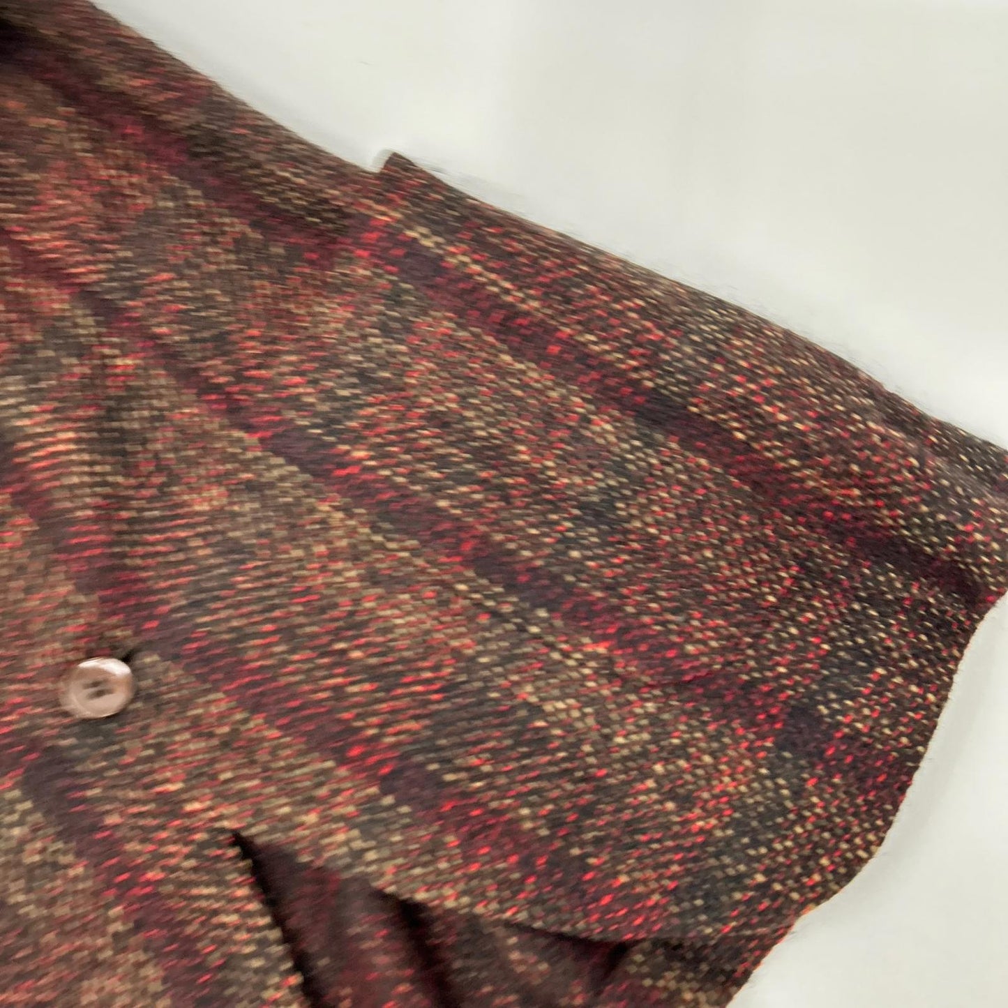ELNEST Bordeaux Tweed Tailored Blazer Size 46