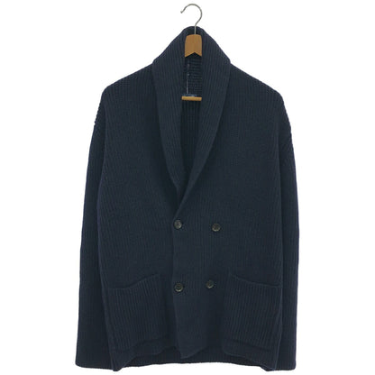 Drumohr Navy Shawl Collar Knit Jacket Size 46