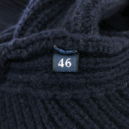 Drumohr Navy Shawl Collar Knit Jacket Size 46