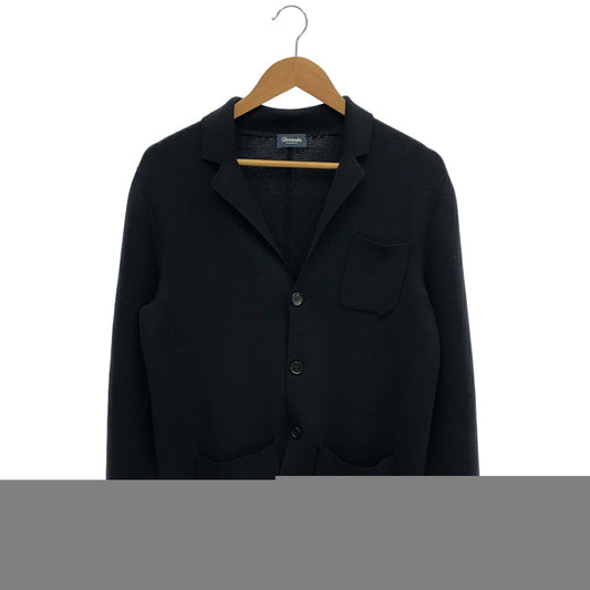 Drumohr Navy 3-Button 3-Pocket Tailored Blazer Size 48