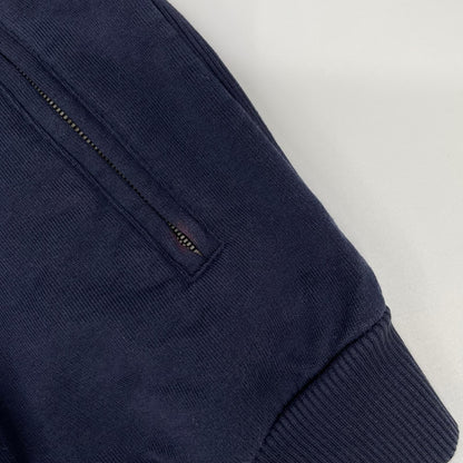 DOLCE&GABBANA Navy Cotton Zip-up Hoodie Size 44
