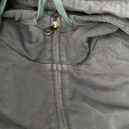 DOLCE&GABBANA Navy Cotton Zip-up Hoodie Size 44