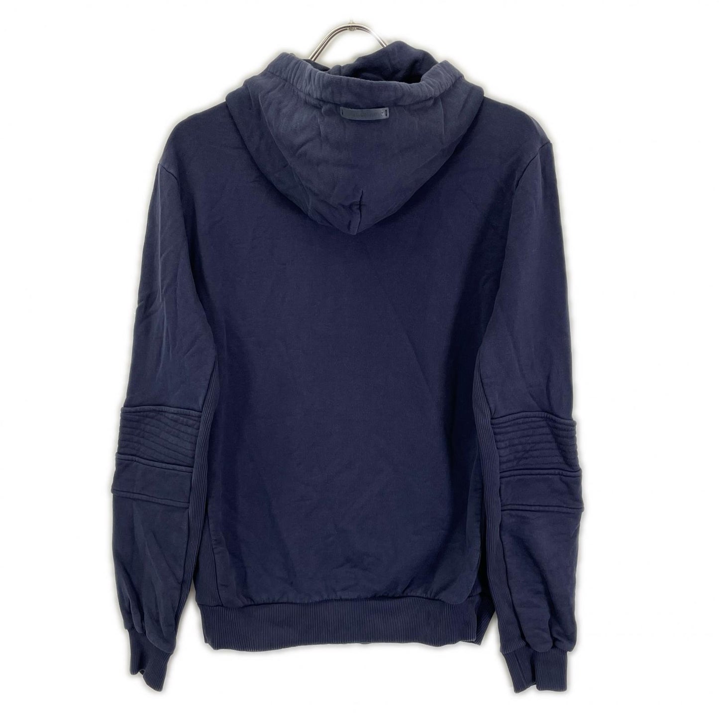 DOLCE&GABBANA Navy Cotton Zip-up Hoodie Size 44