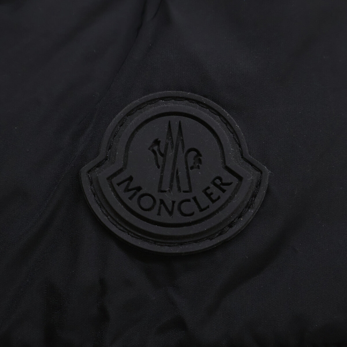 MONCLER Montclar Logo Grosgrain Tape Down Jacket Size 6