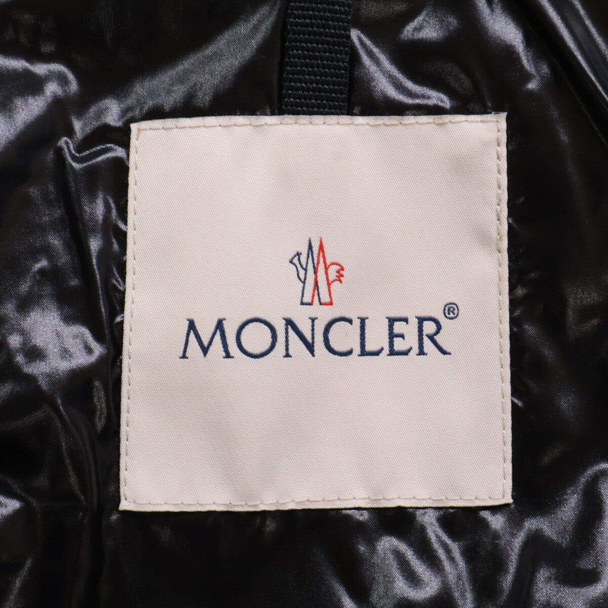 MONCLER Montclar Logo Grosgrain Tape Down Jacket Size 6