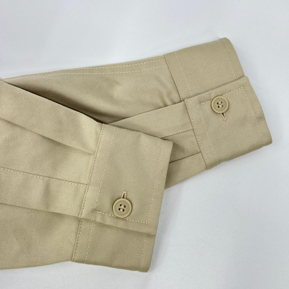 FRED PERRY M2400 Beige Cotton Twill Overshirt Shirt Size M