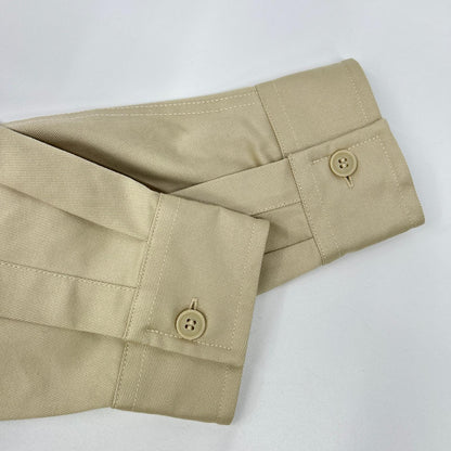 FRED PERRY M2400 Beige Cotton Twill Overshirt Shirt Size M