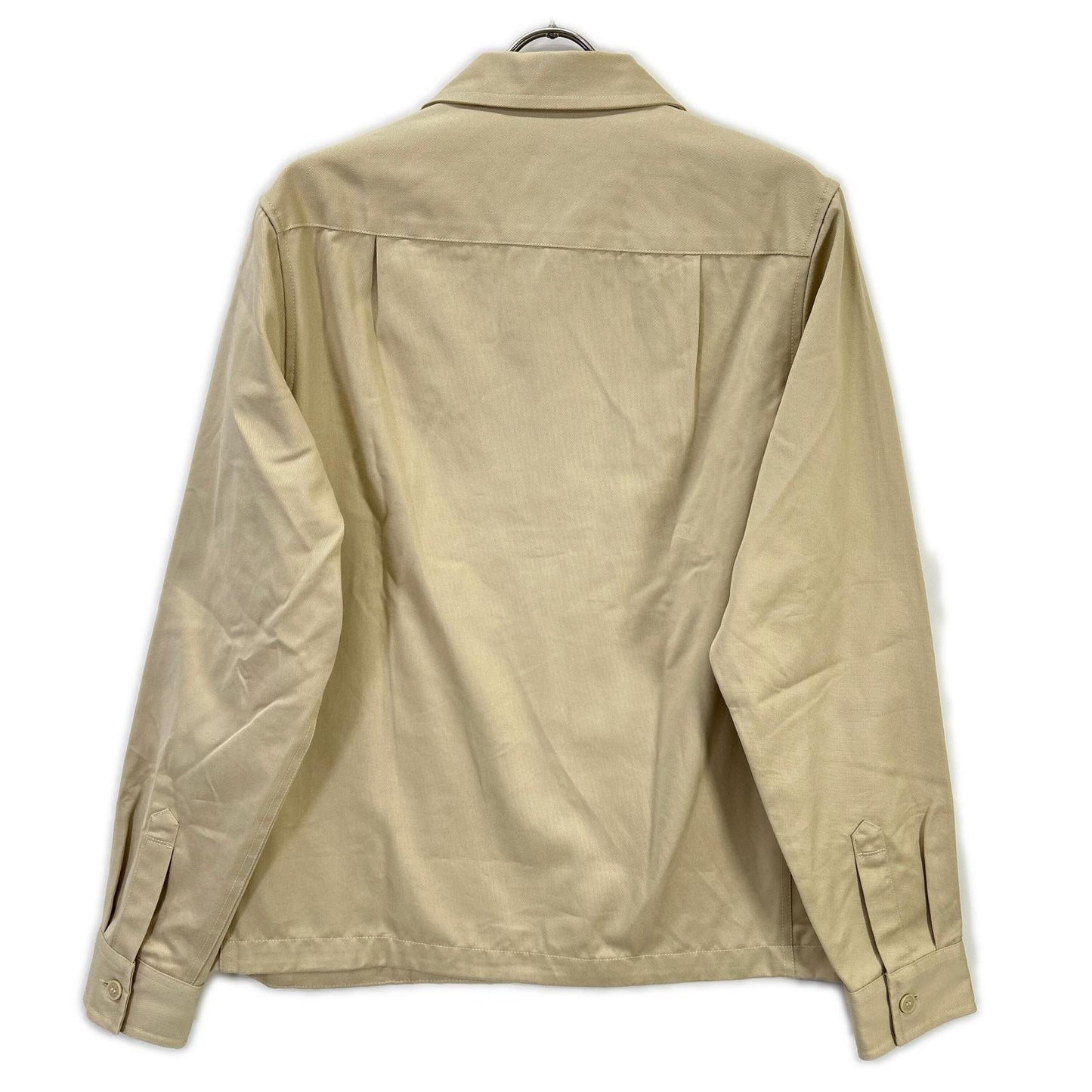FRED PERRY M2400 Beige Cotton Twill Overshirt Shirt Size M