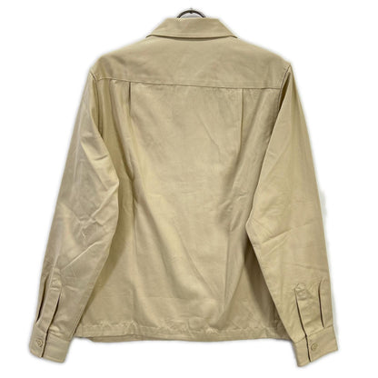 FRED PERRY M2400 Beige Cotton Twill Overshirt Shirt Size M