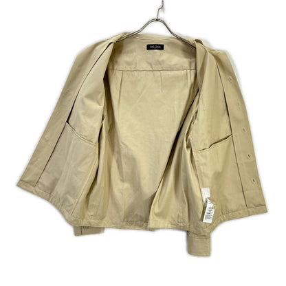 FRED PERRY M2400 Beige Cotton Twill Overshirt Shirt Size M