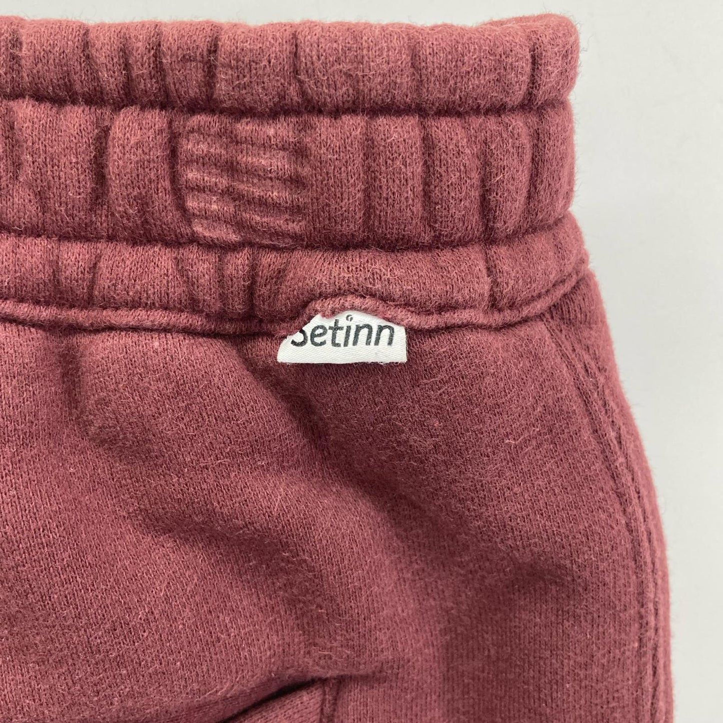 Setinn 24SS Bordeaux Cotton Tour Sweatpants