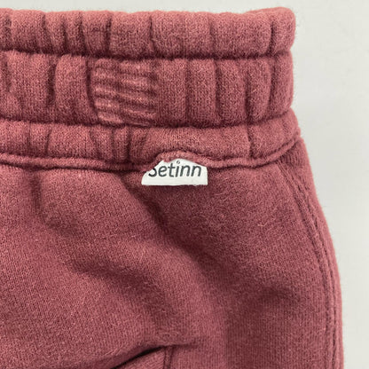 Setinn 24SS Bordeaux Cotton Tour Sweatpants
