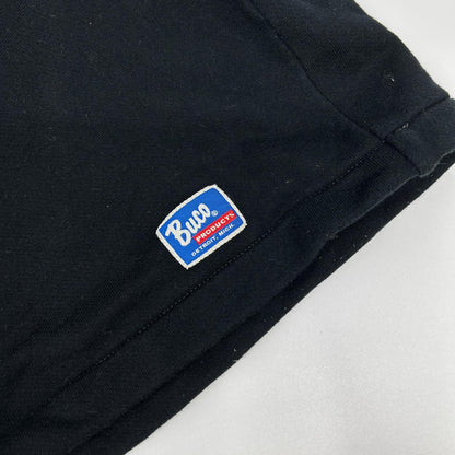 THE REAL MCCOY'S Black Buco Padded Racing Sweatshirt Size L
